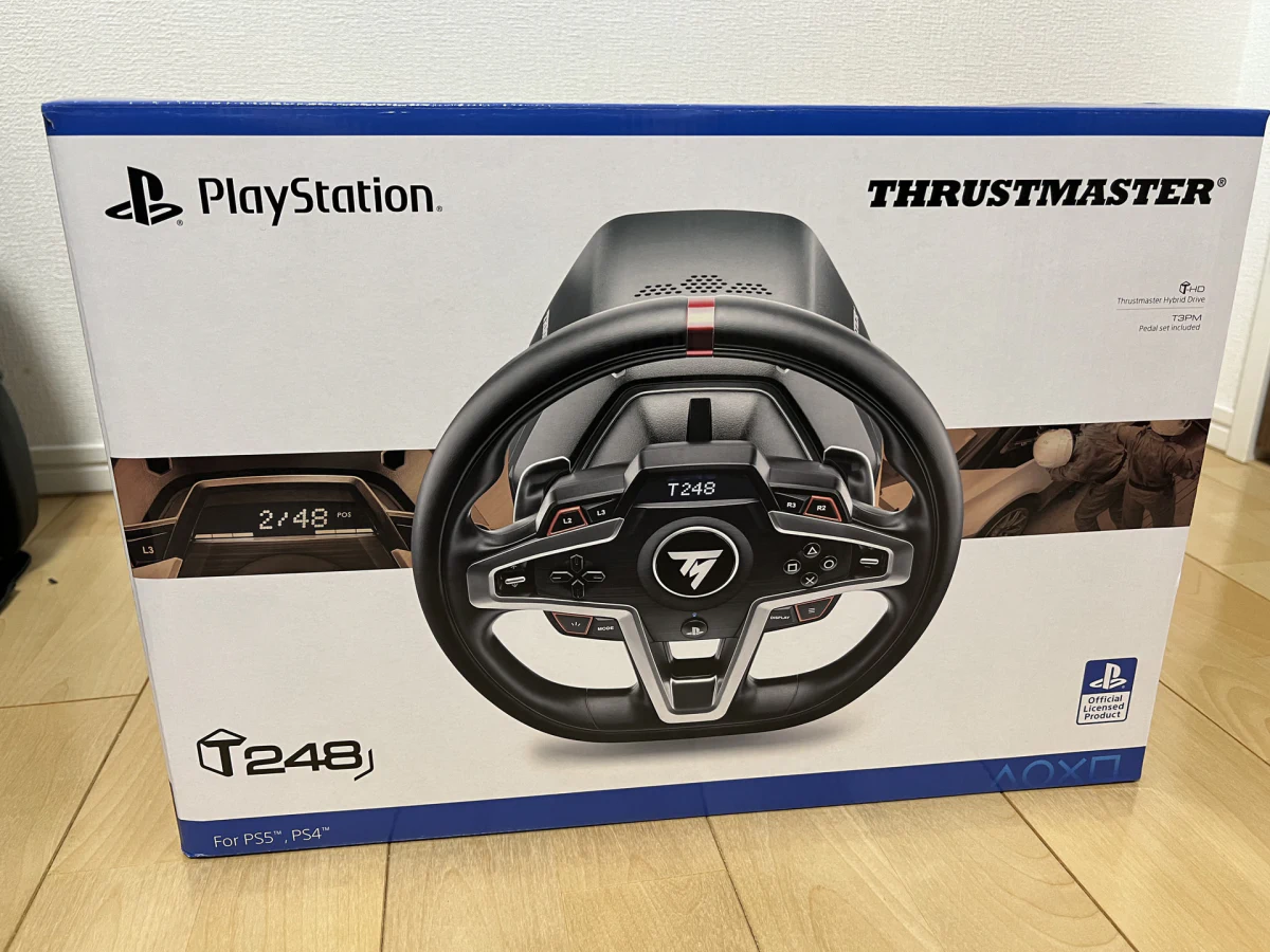 GT7 用にハンコン Thrustmaster T248 を購入！ | hayase.tvブログ