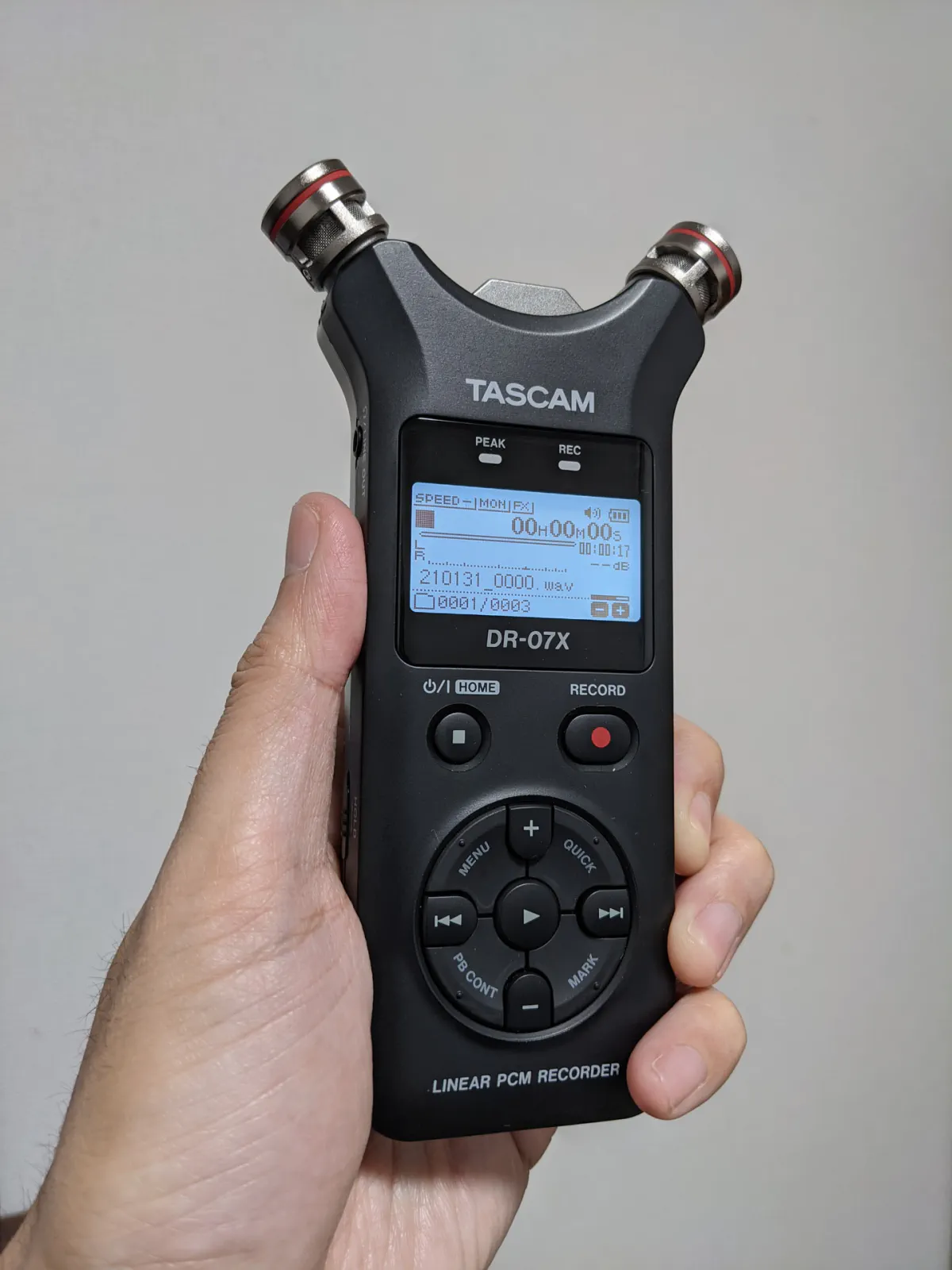 TESCOM - TASCAM ICレコーダー DR-07X [ハイレゾ対応] セット売りの+