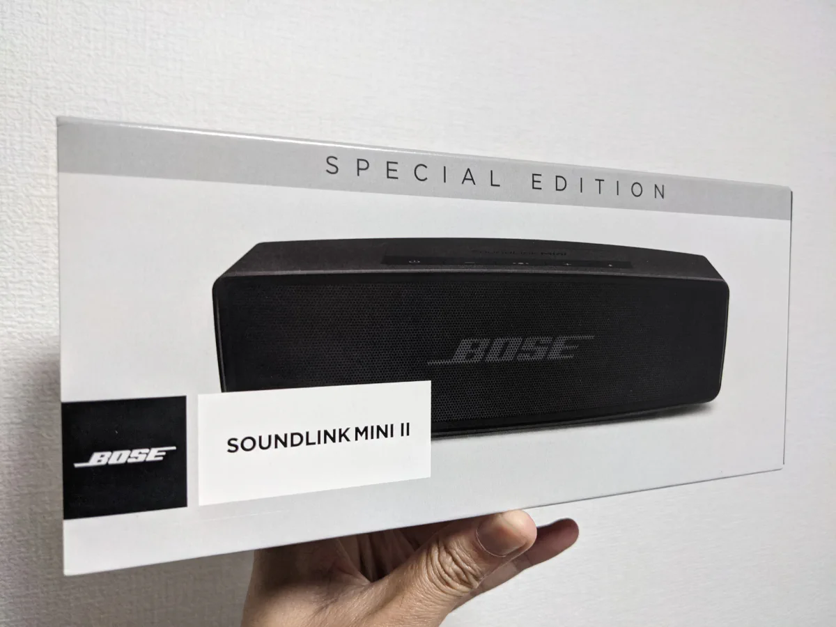 スマホの音楽再生のために Bose SoundLink Mini II Special Edition を 